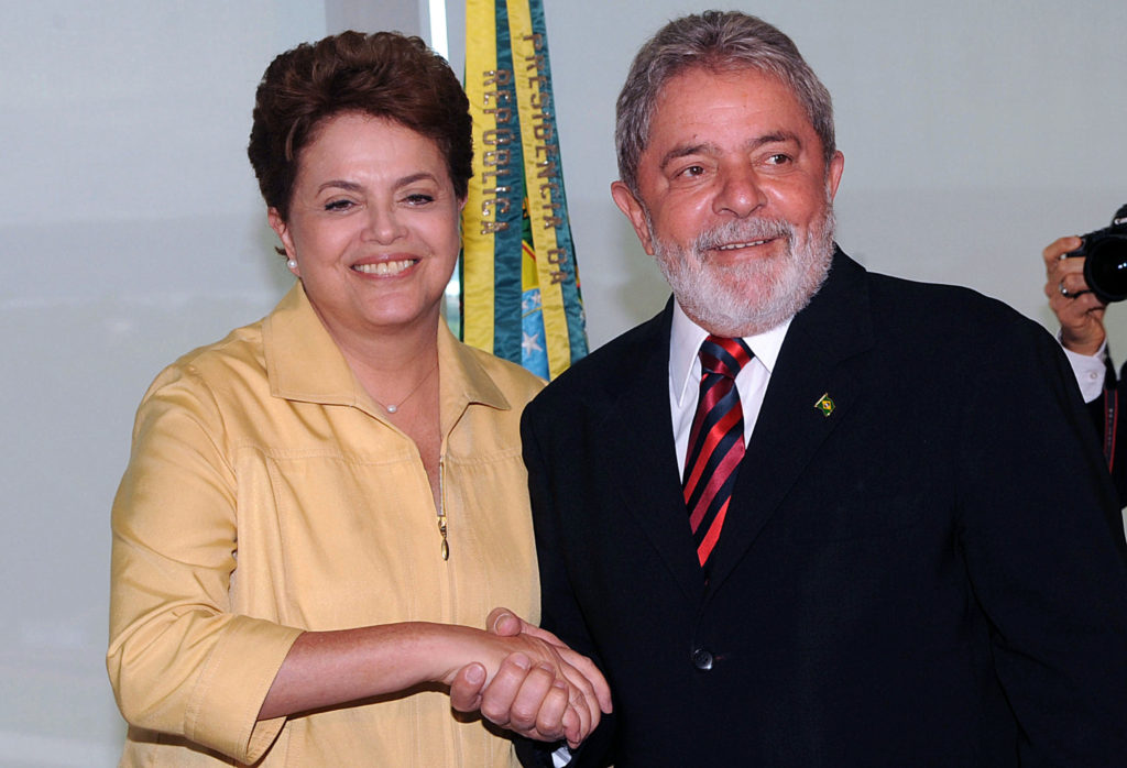 Dilma Rousseff and Luiz Inácio Lula da Silva